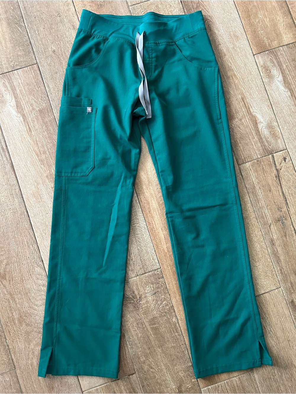 Figs Women’s Kade Straight Leg Scrub Hunter Green/Teal Pants Size XS